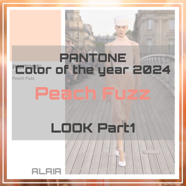 PANTONE Color of the year 2024：Peach Fuzz LOOK Part1